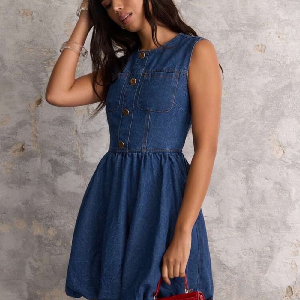 Denim Sleeveless Dress